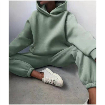 Women's Hoodie And Jogger Lounge Set