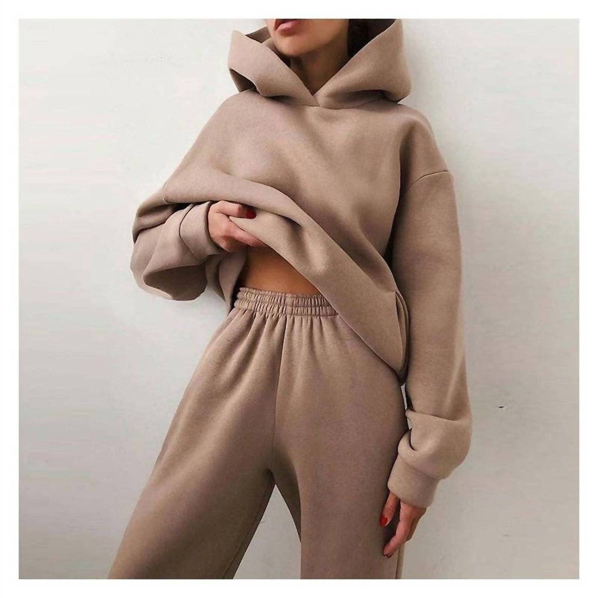 Women's Hoodie And Jogger Lounge Set