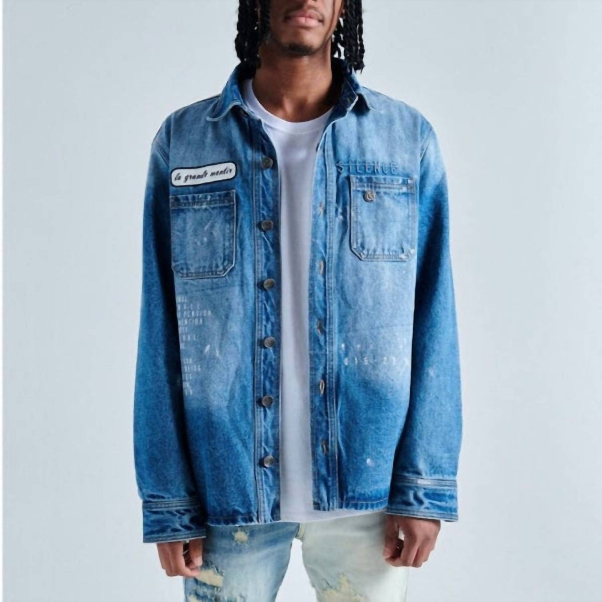 MEN'S MENTIROSA BUTTON UP DENIM JACKET