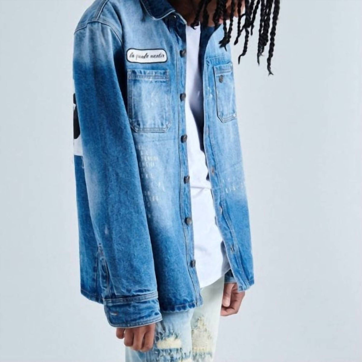 MEN'S MENTIROSA BUTTON UP DENIM JACKET