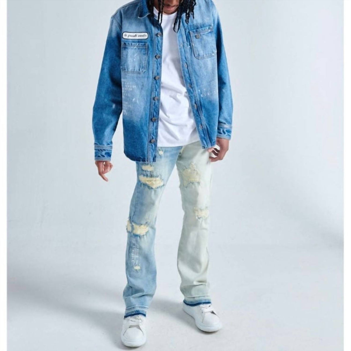 MEN'S MENTIROSA BUTTON UP DENIM JACKET