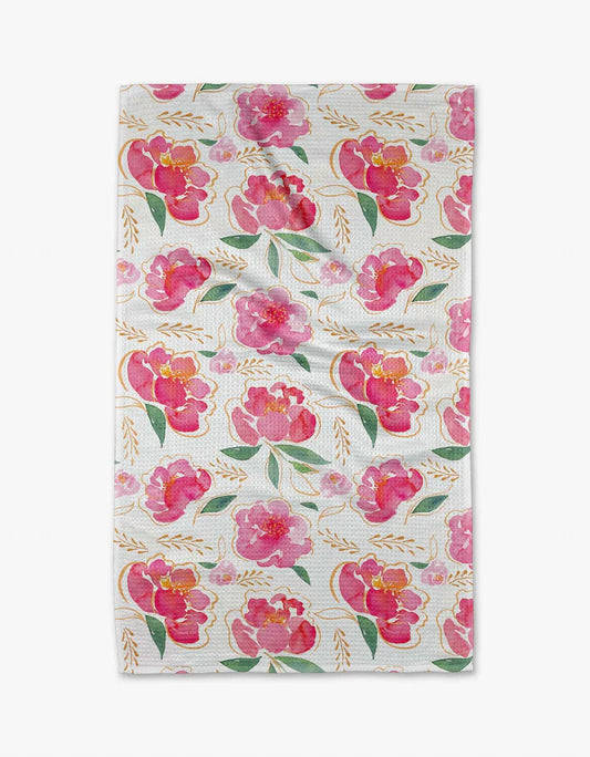 Peony Tea Towel