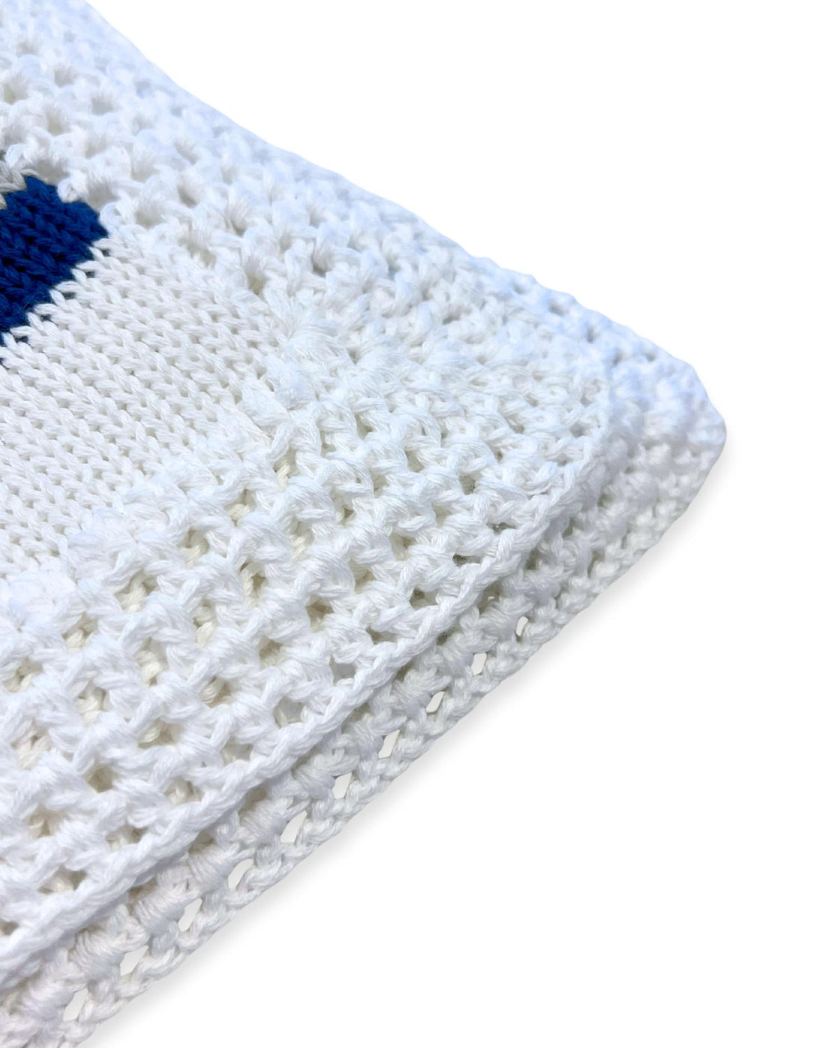 Boy's Light Blue/grey/navy Stripe Blanket