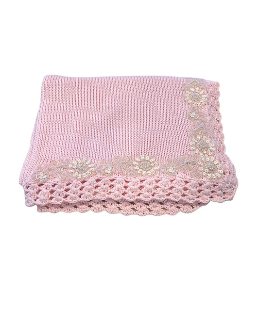 Girl's Sequence Trim Blanket