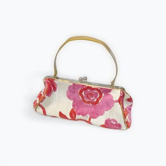 Glenda Gies Women's Jackie Bag in Fuschia/Natural