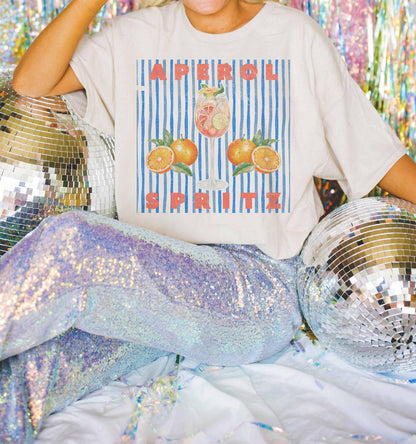 Aperol Spritz Oversized Graphic Tee