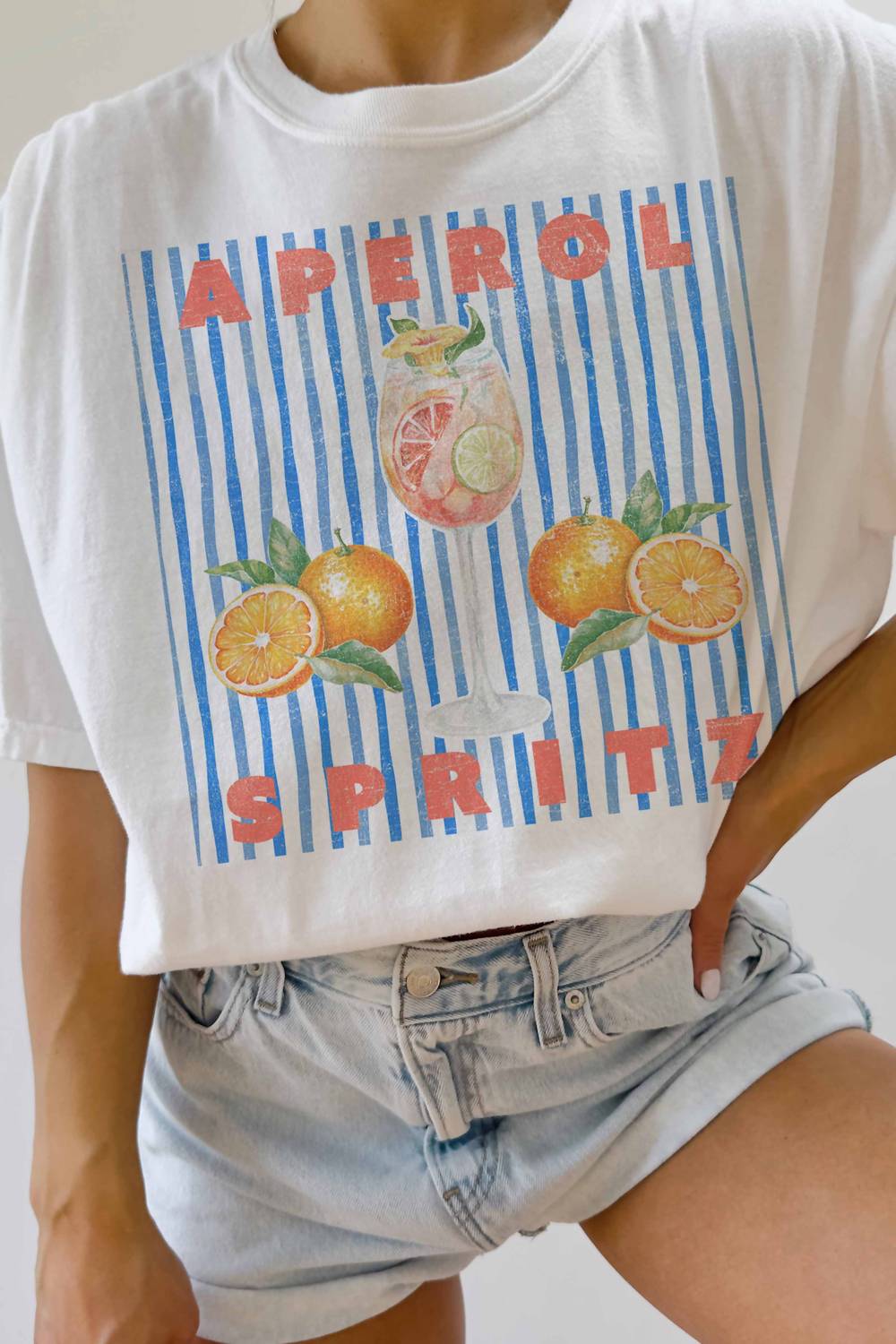 Aperol Spritz Oversized Graphic Tee