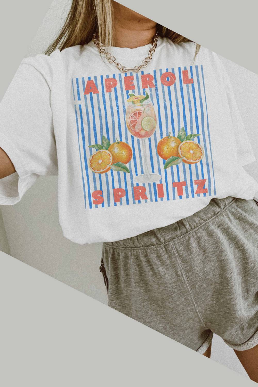 Aperol Spritz Oversized Graphic Tee