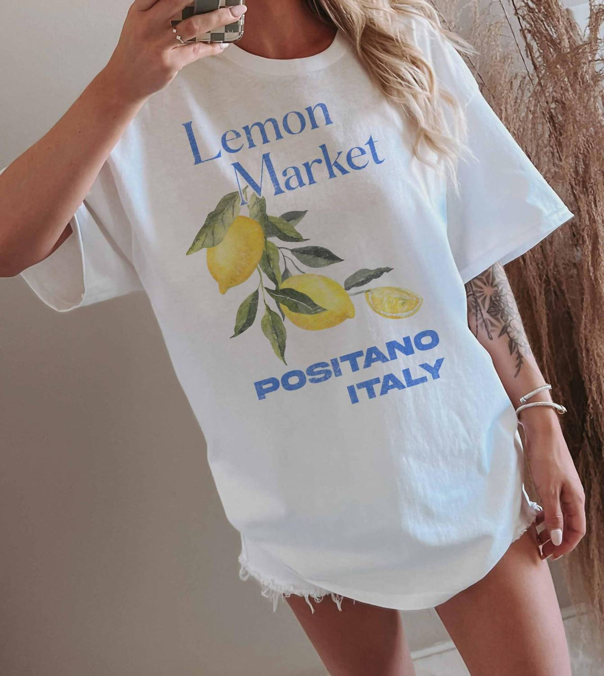 Lemon Market Oversized Graphic Tee