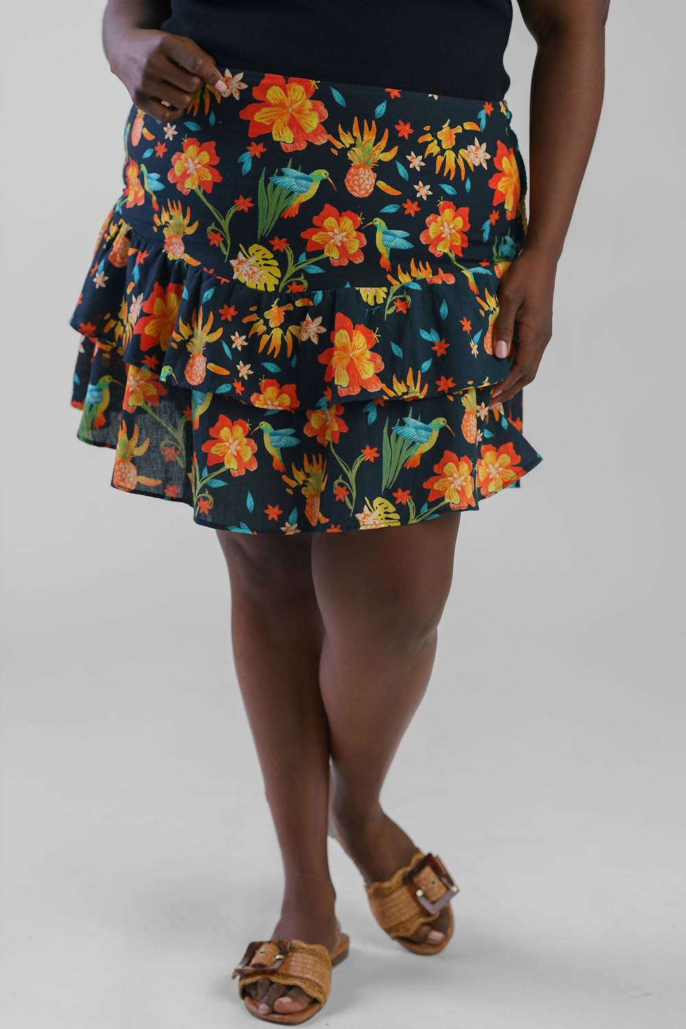 Sitara Ruffled Skirt - Plus