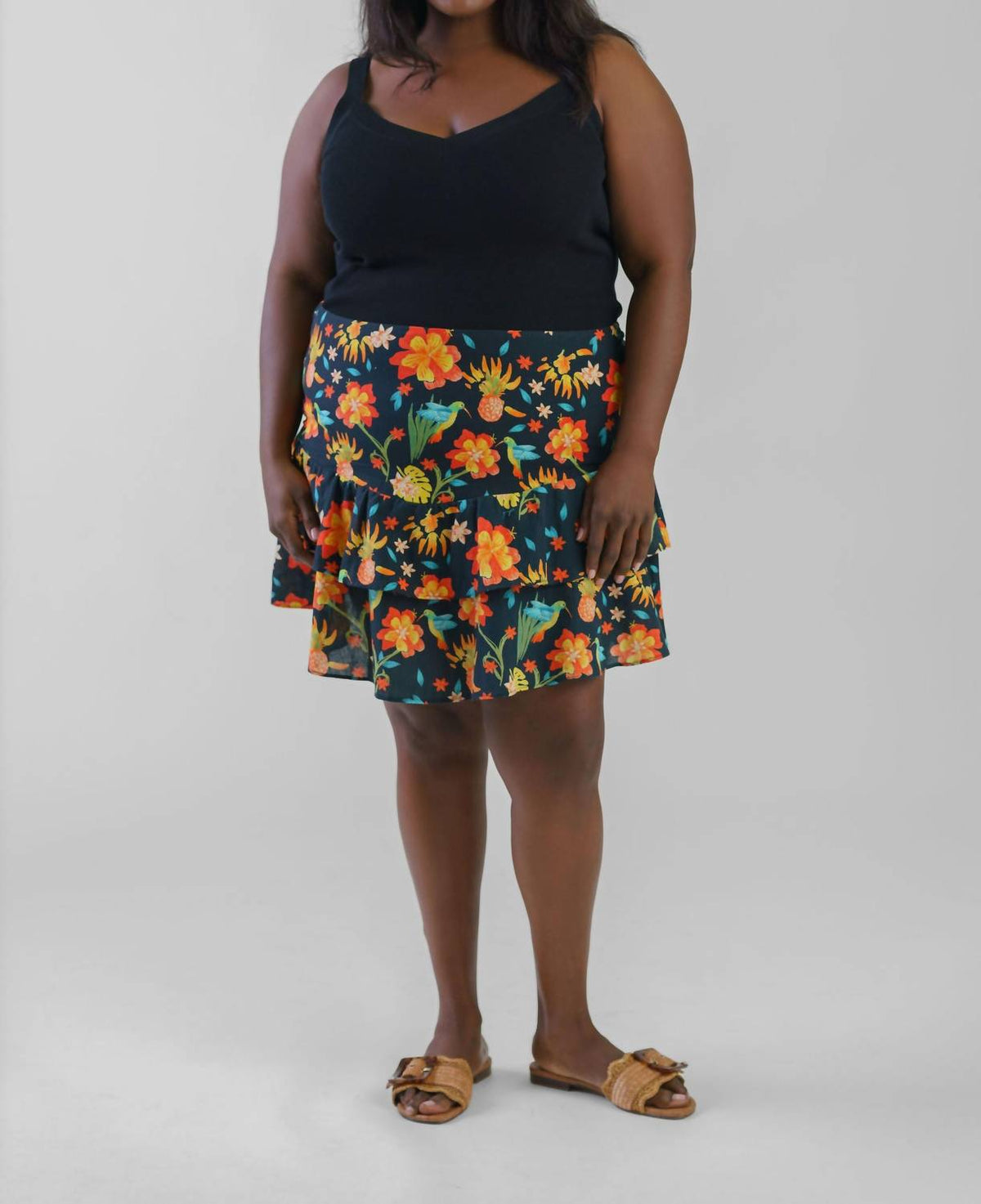 Sitara Ruffled Skirt - Plus