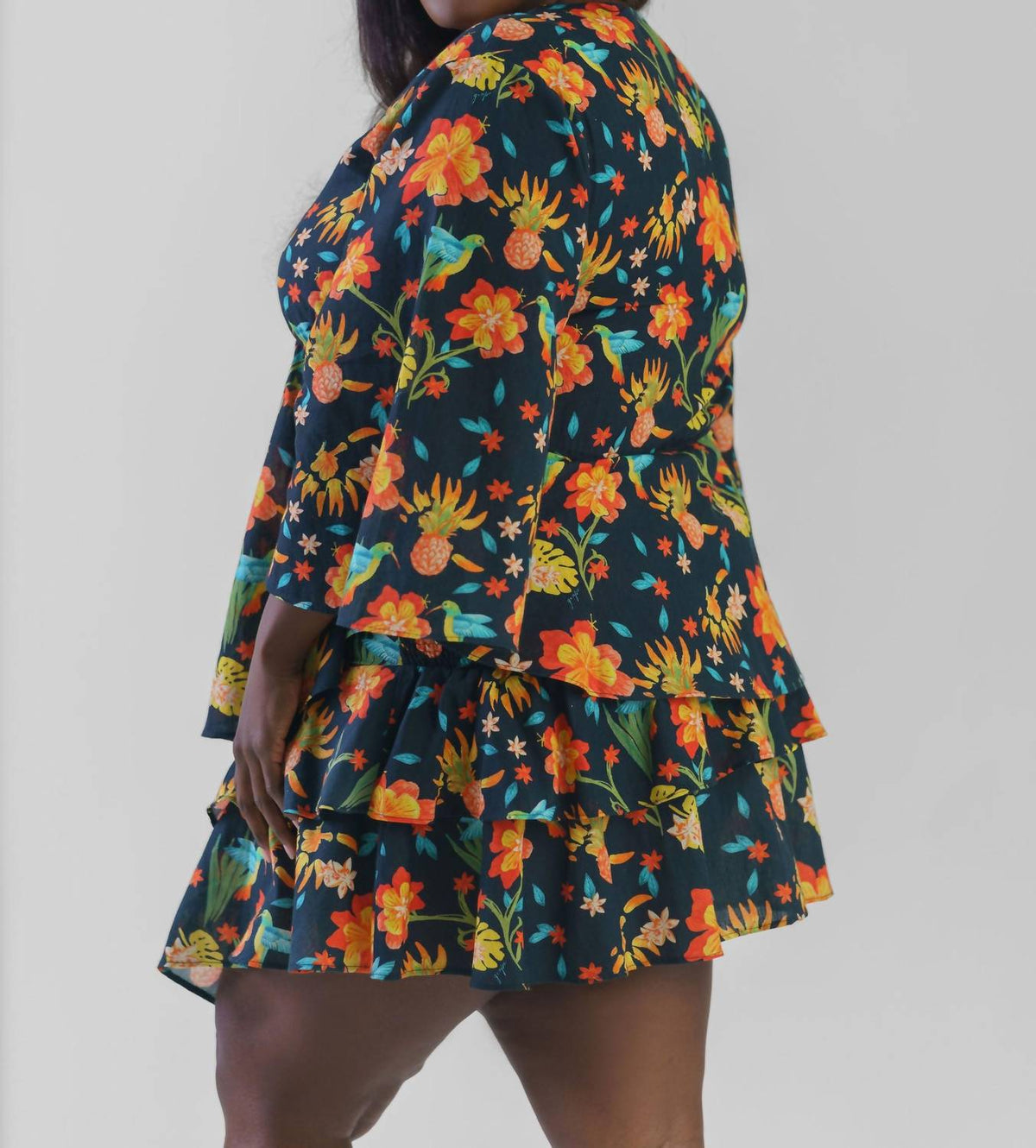 Sitara V Neck Top - Plus