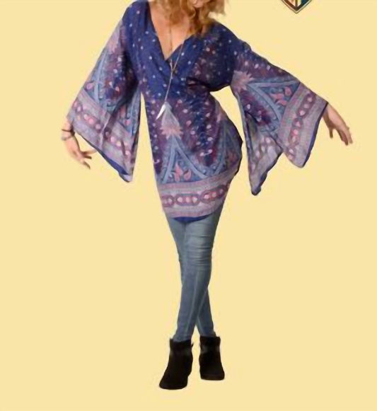 Plumage Parade Angelic Flare Sleeve Blouse