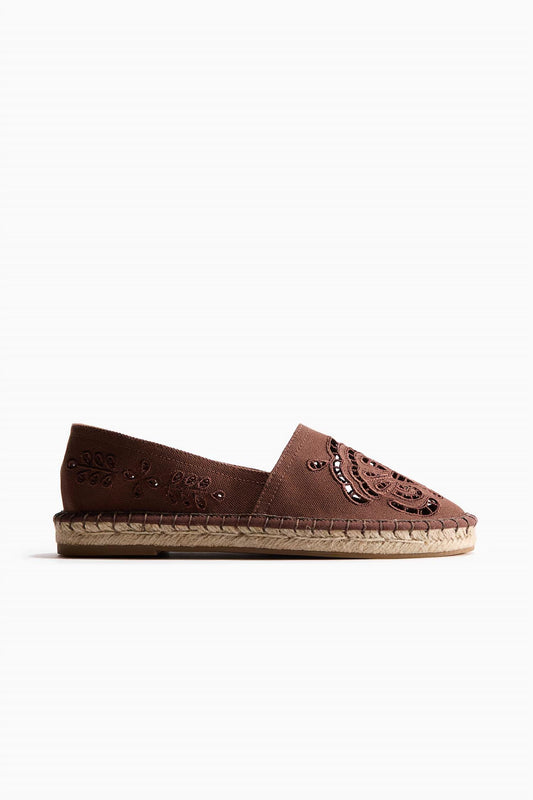 Women's Broderie Anglaise Espadrilles