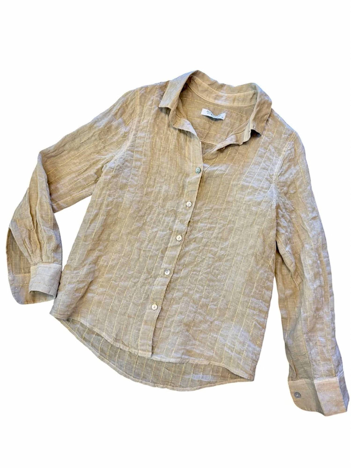 Women's Linen Striped Shirt