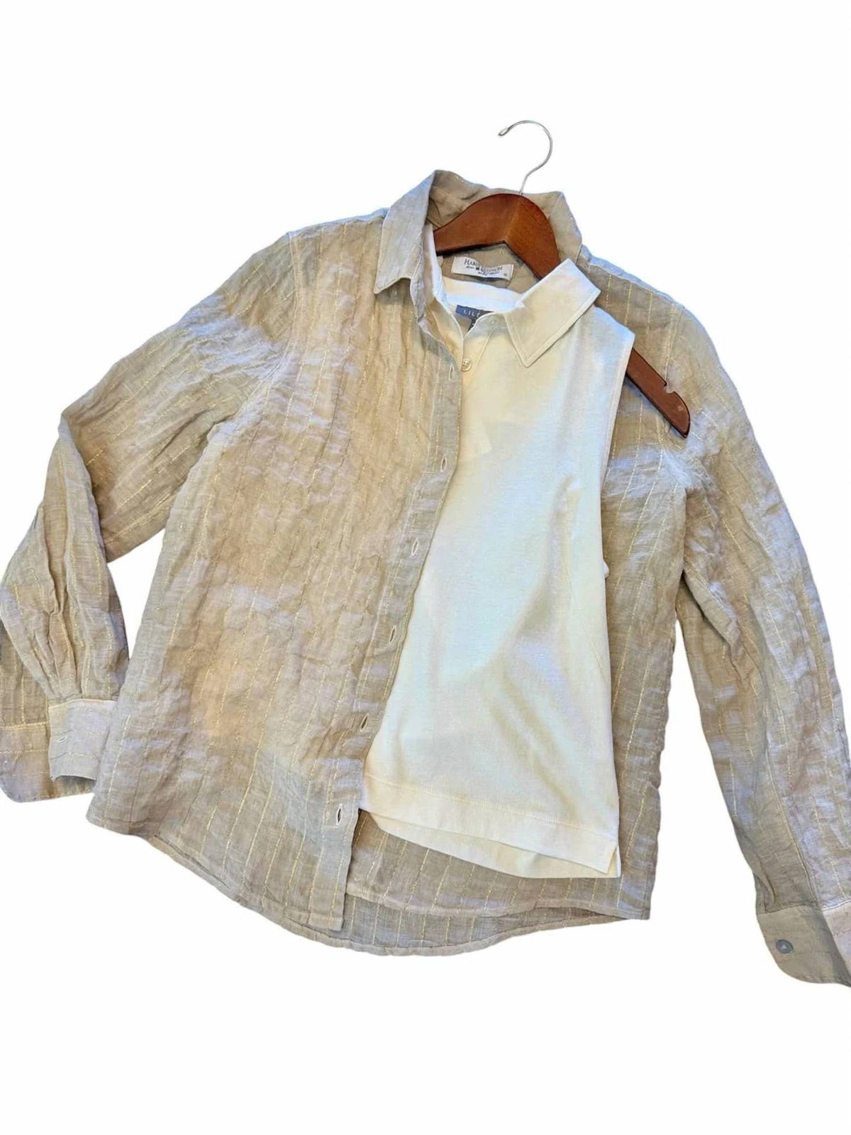 Women's Linen Striped Shirt