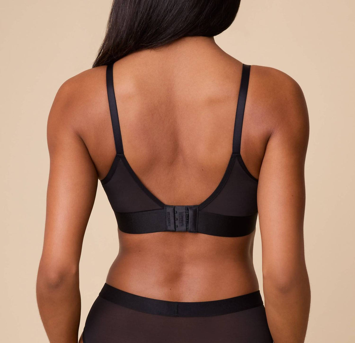 Comfort Mesh Sheer Triangle Bralette
