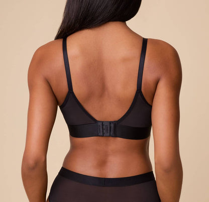 Comfort Mesh Sheer Triangle Bralette