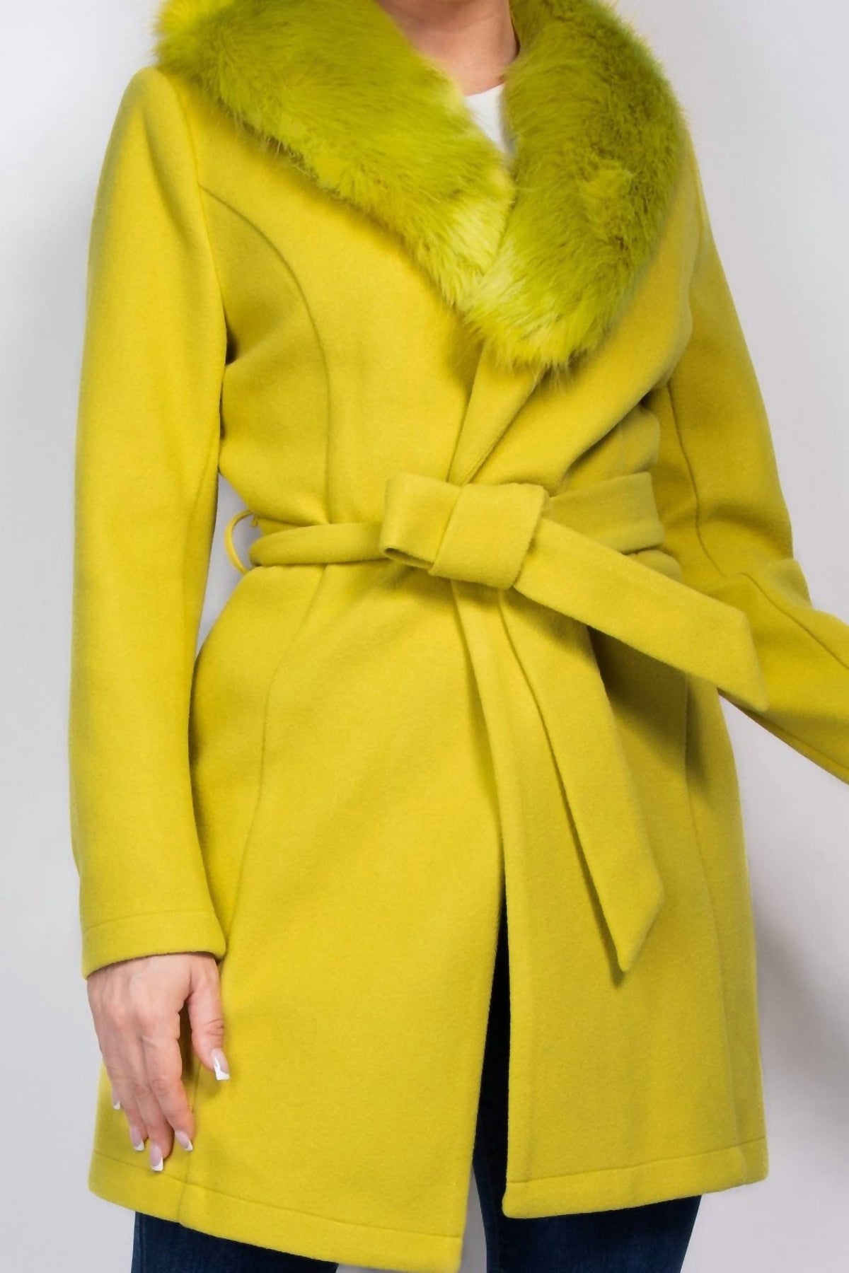 Furry Trench Coat