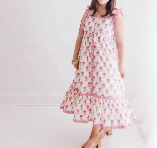 Magnolia Bow Midi Dress