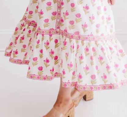 Magnolia Bow Midi Dress