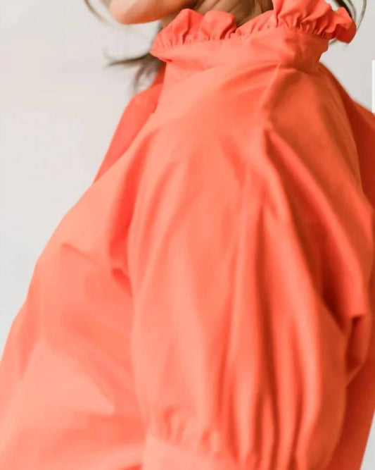 Short Sleeve Ruffle Shirt