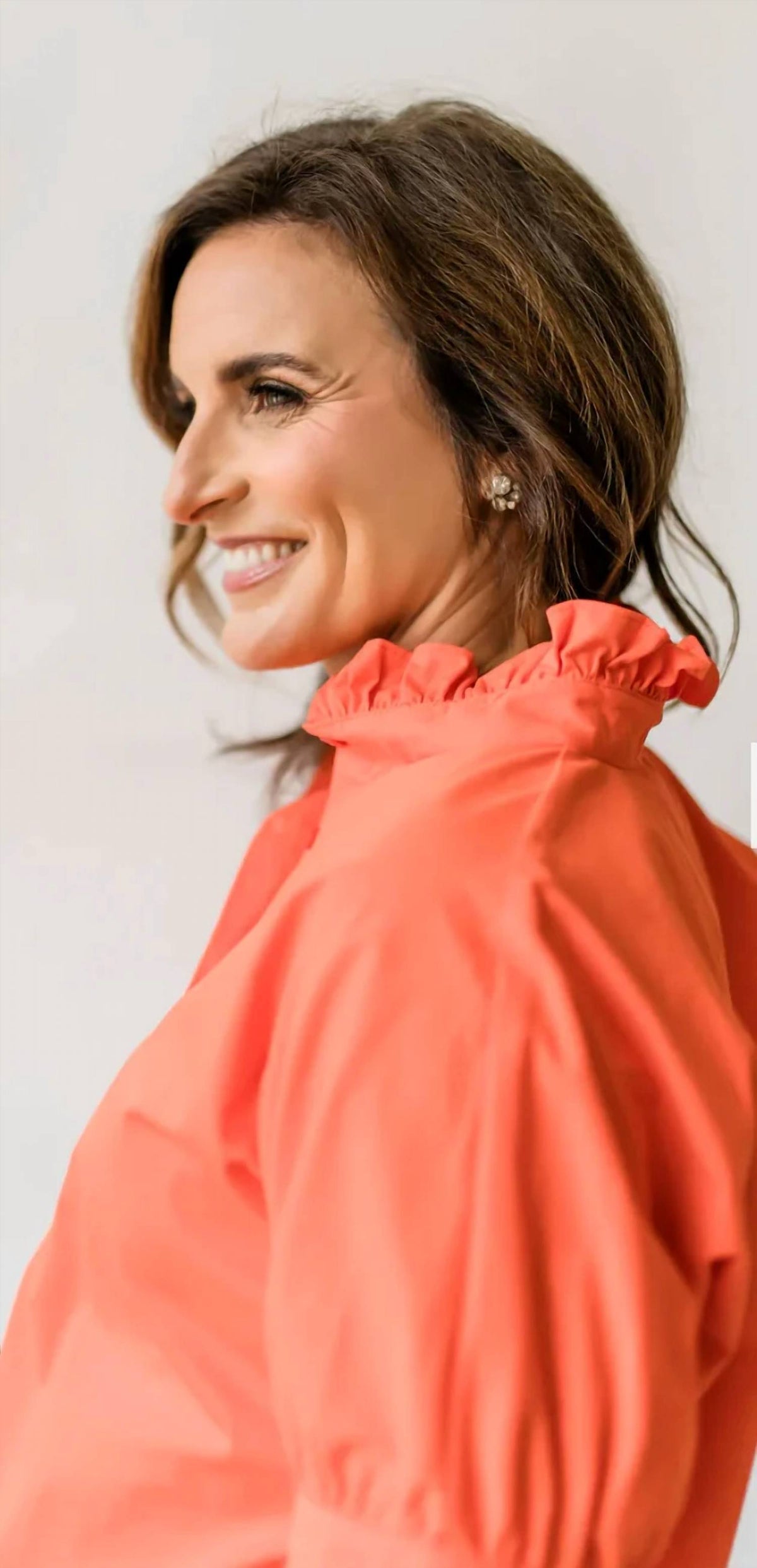 Short Sleeve Ruffle Shirt