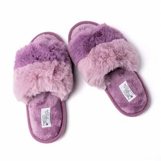 Women's Cotton Candy Puff Slippers