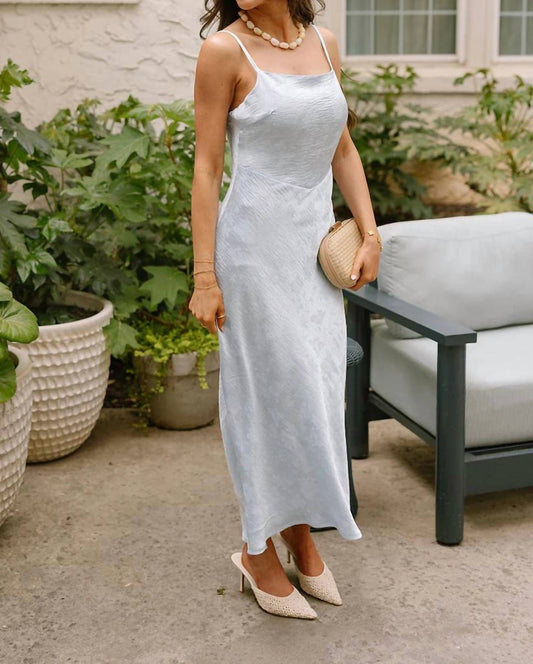 Renee Floral Satin Midi Dress