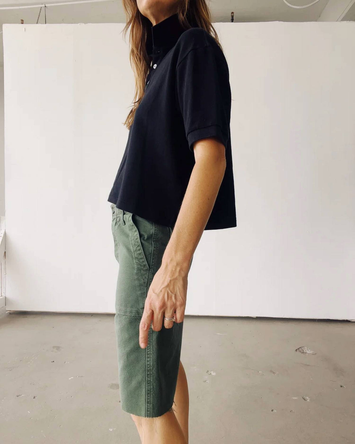Boxy Polo Top