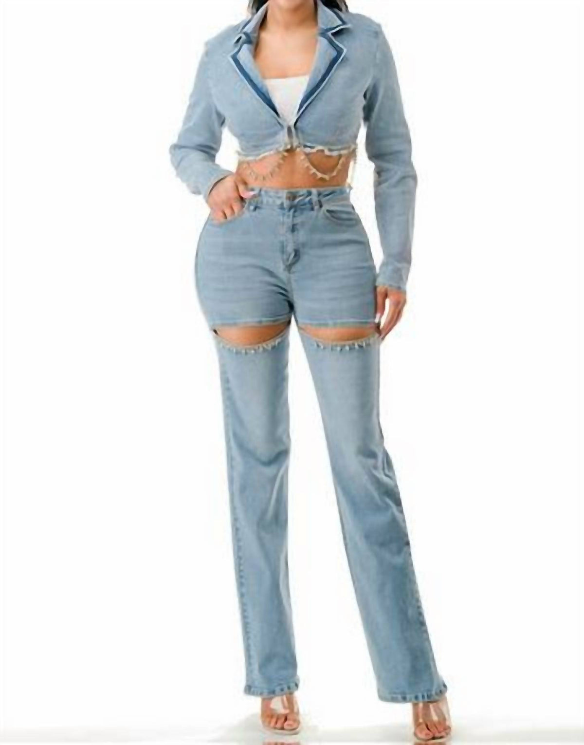 Denim Bling Set