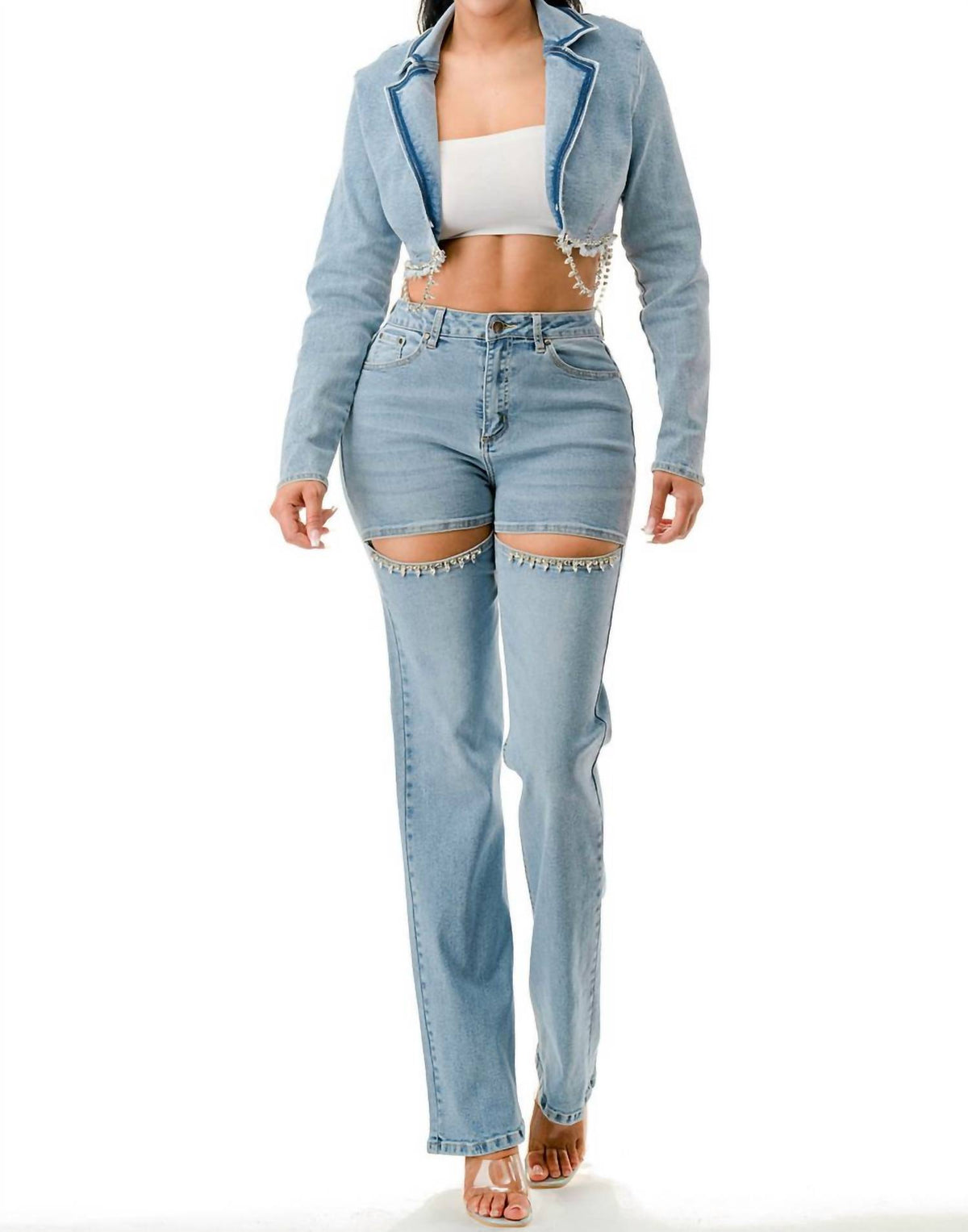 Denim Bling Set