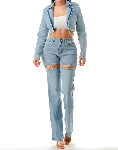 Denim Bling Set