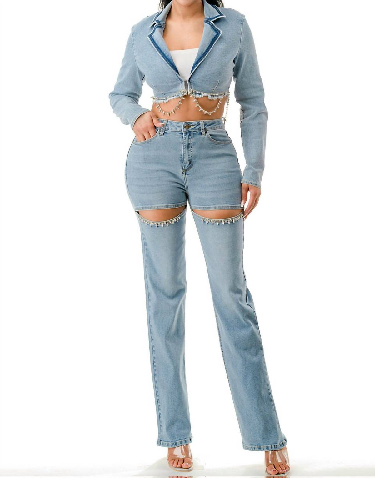 Denim Bling Set