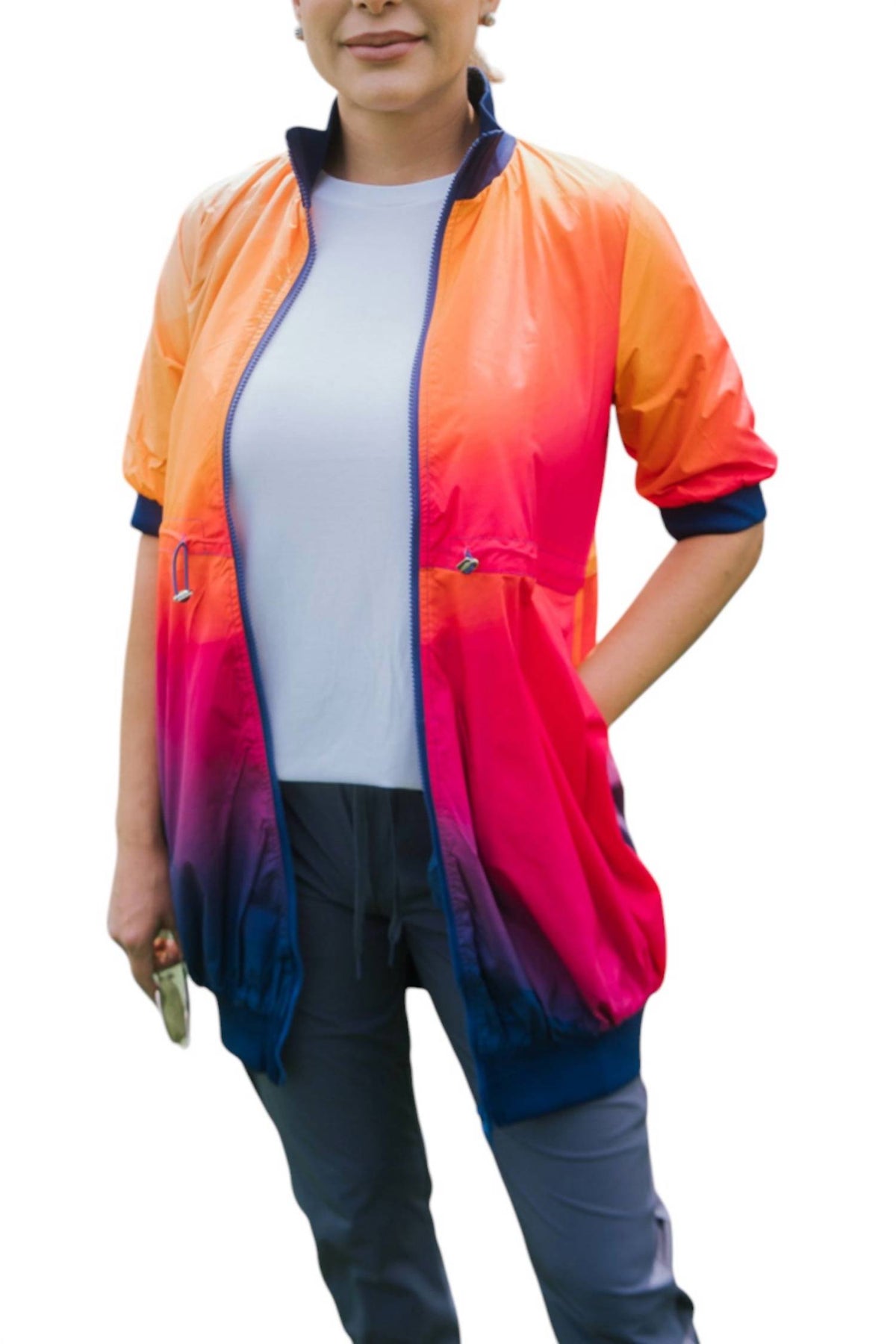 Short Sleeve Athletic Jacket