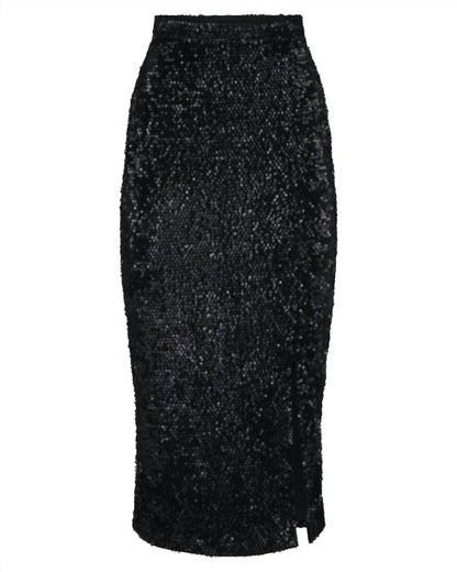Sequin Midi Skirt