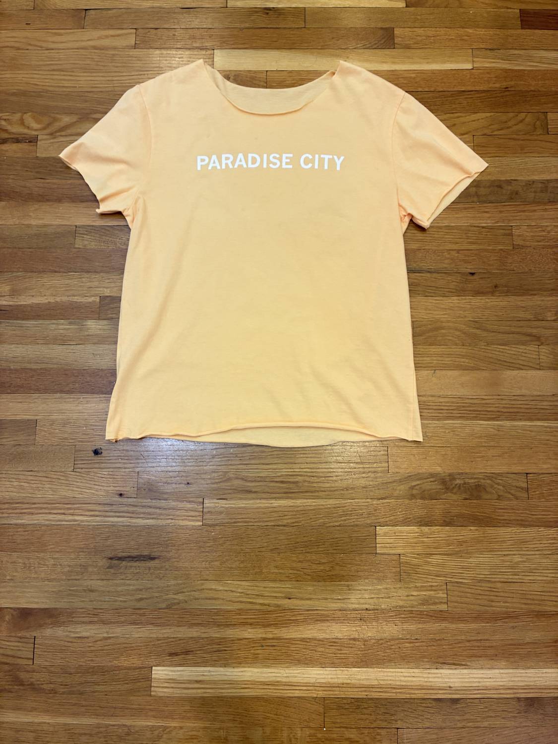 WOMEN'S PARADISE CITY CUSTOM CUT TEE