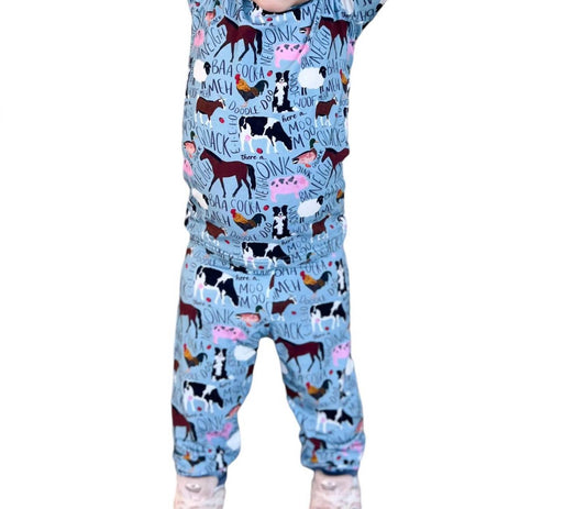 Kid's Two Piece Bamboo Pajamas