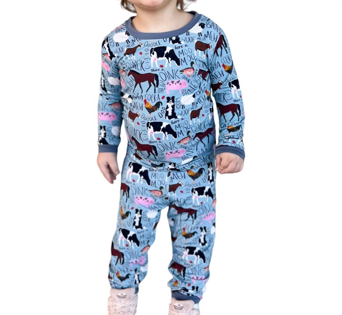 Kid's Two Piece Bamboo Pajamas