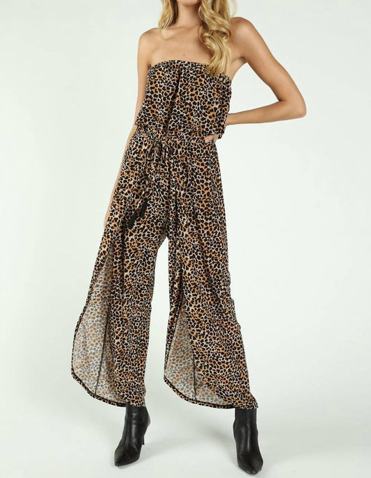Born to be Wild Leopard Jumpsuit