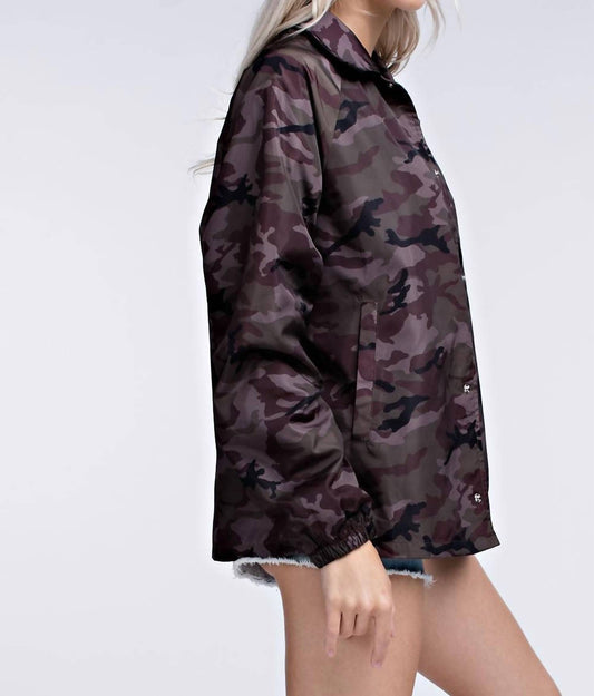 Camo Coaches Jacket