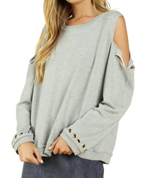 Distressed Grommet Top