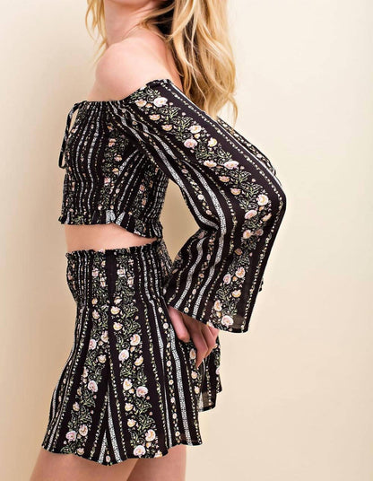 Floral Smocking Top