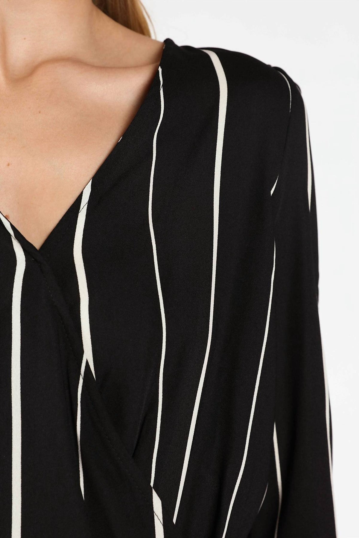 St Thomas V Back Striped Romper
