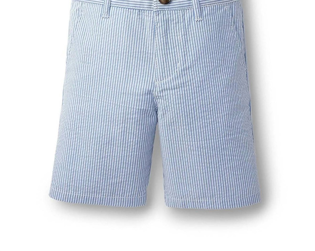 Boy's Organic Seersucker Short