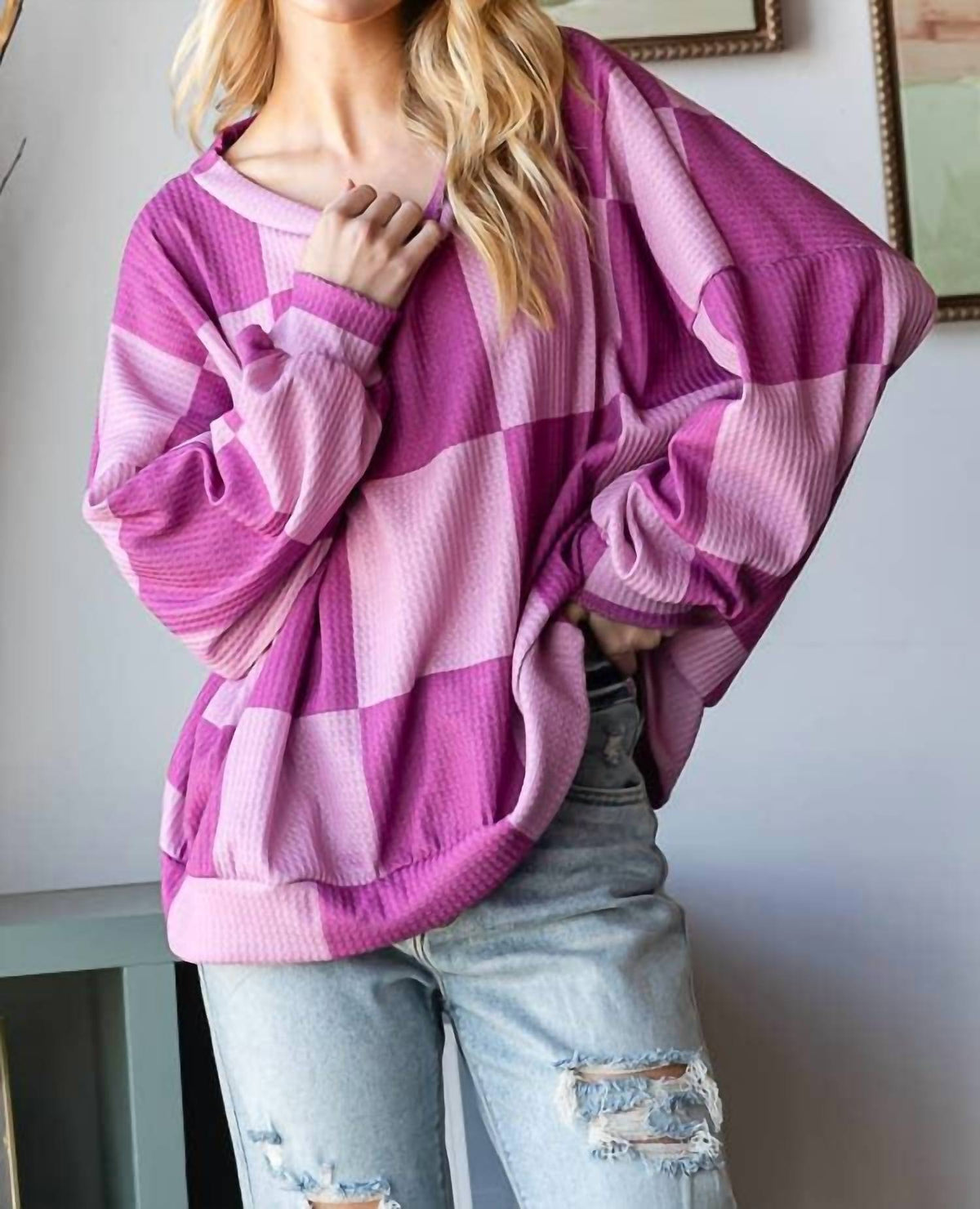 Checkered Sweatshirt