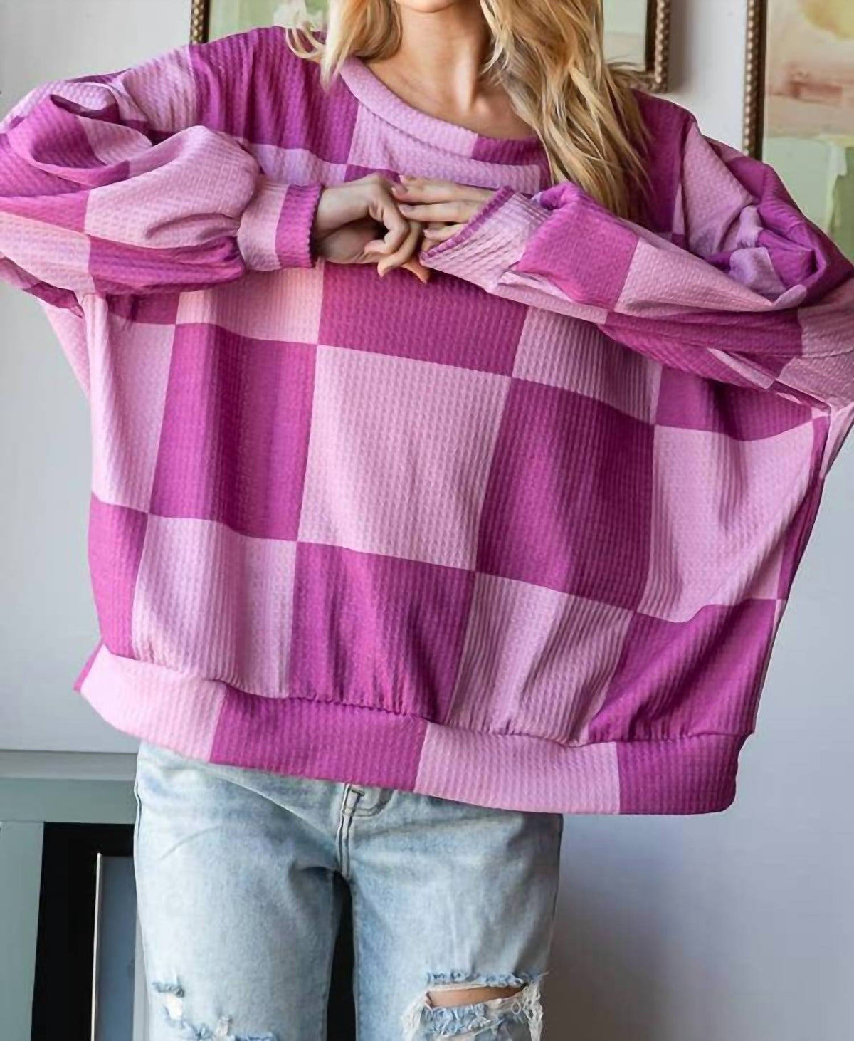 Checkered Sweatshirt