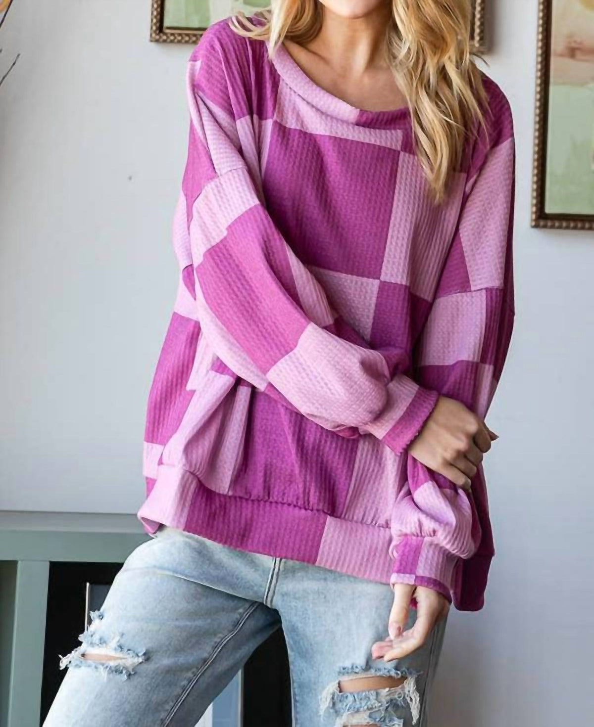 Checkered Sweatshirt