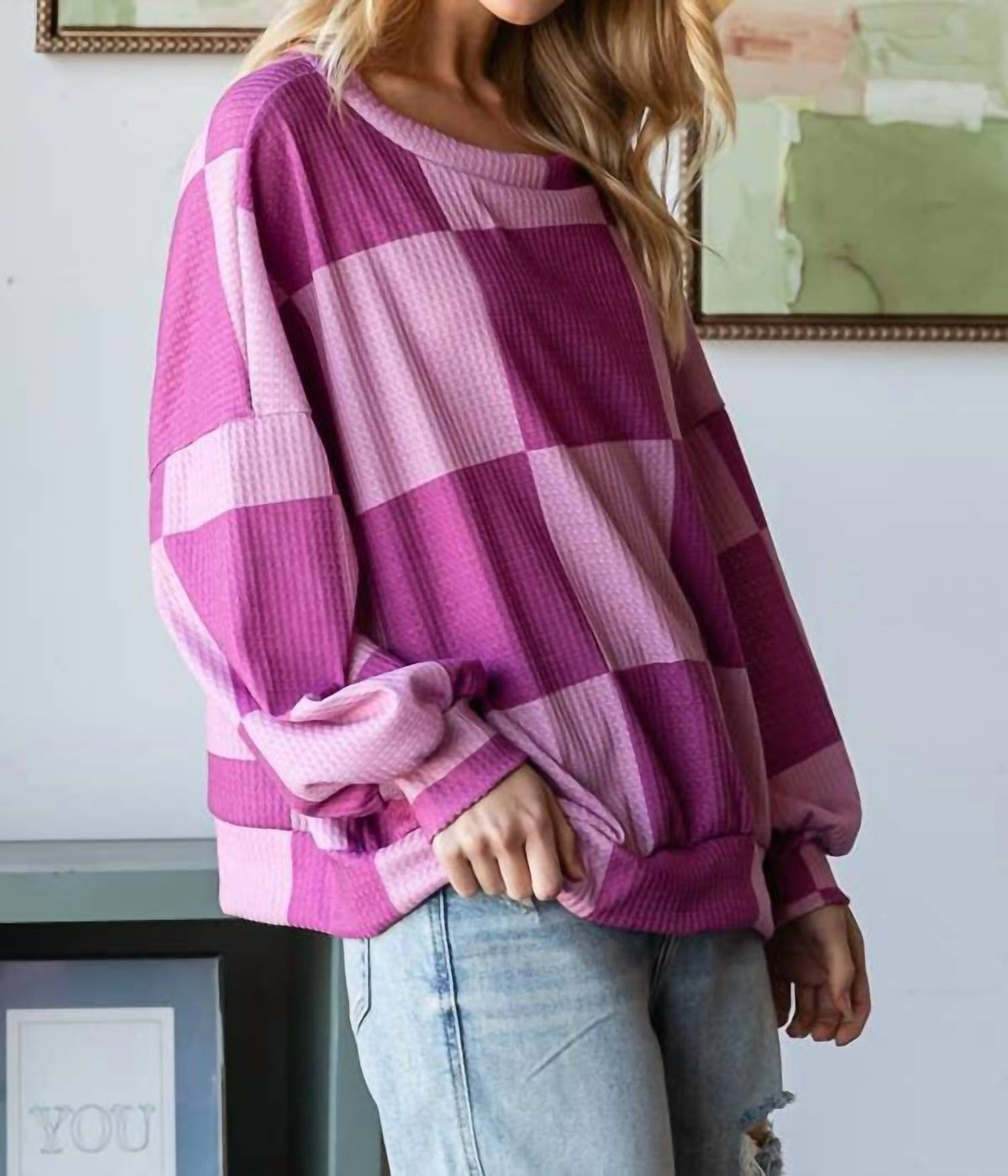 Checkered Sweatshirt