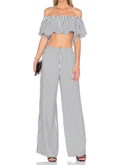 Bree Striped Crop Top